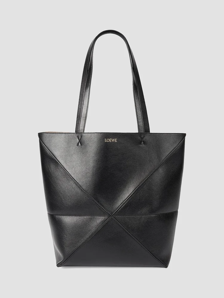 Puzzle Large Leather Tote Bag