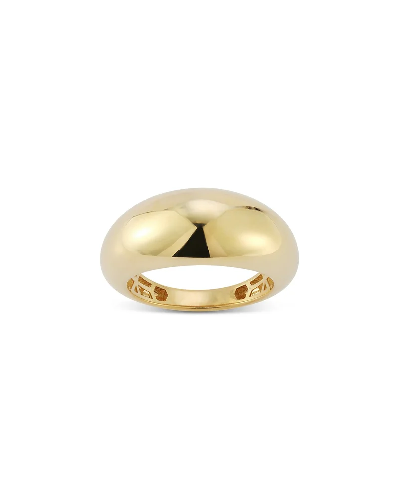 Bold Polished Dome Ring in 14K Yellow Gold