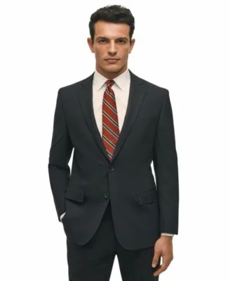 Men's Classic-Fit Stretch Wool Blend Suit Separates Jacket