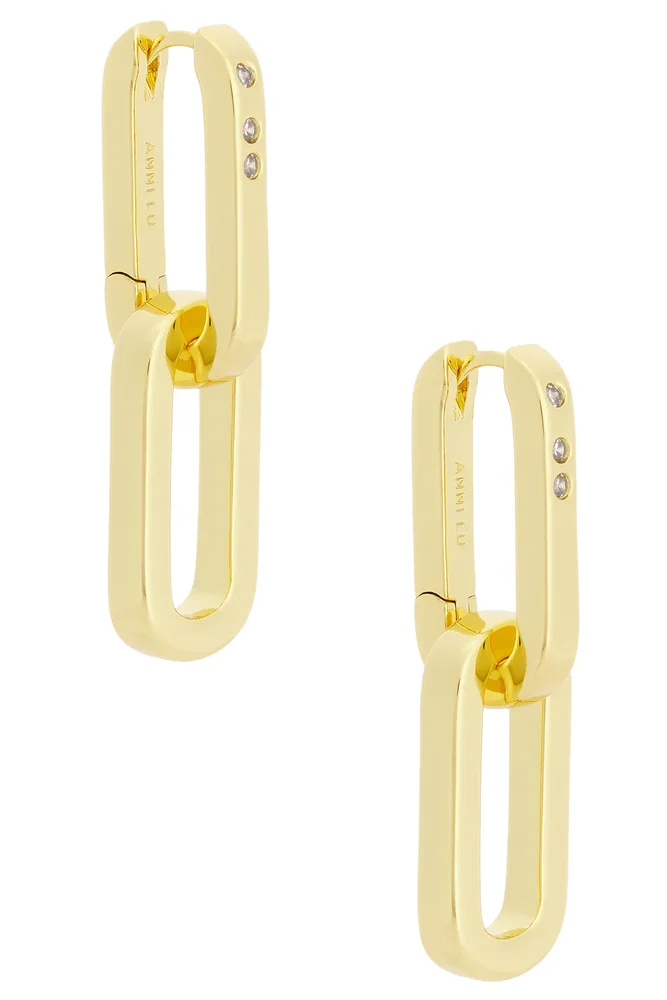 Golden Link Earring