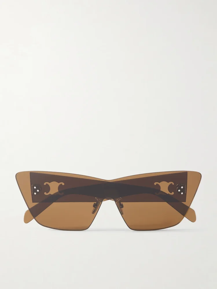 D-shape acetate sunglasses