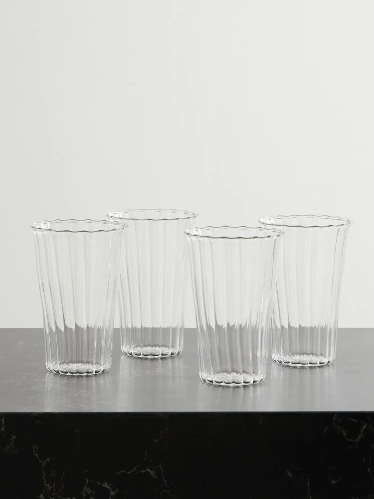 Le Verre Grand set of eight glass tumblers