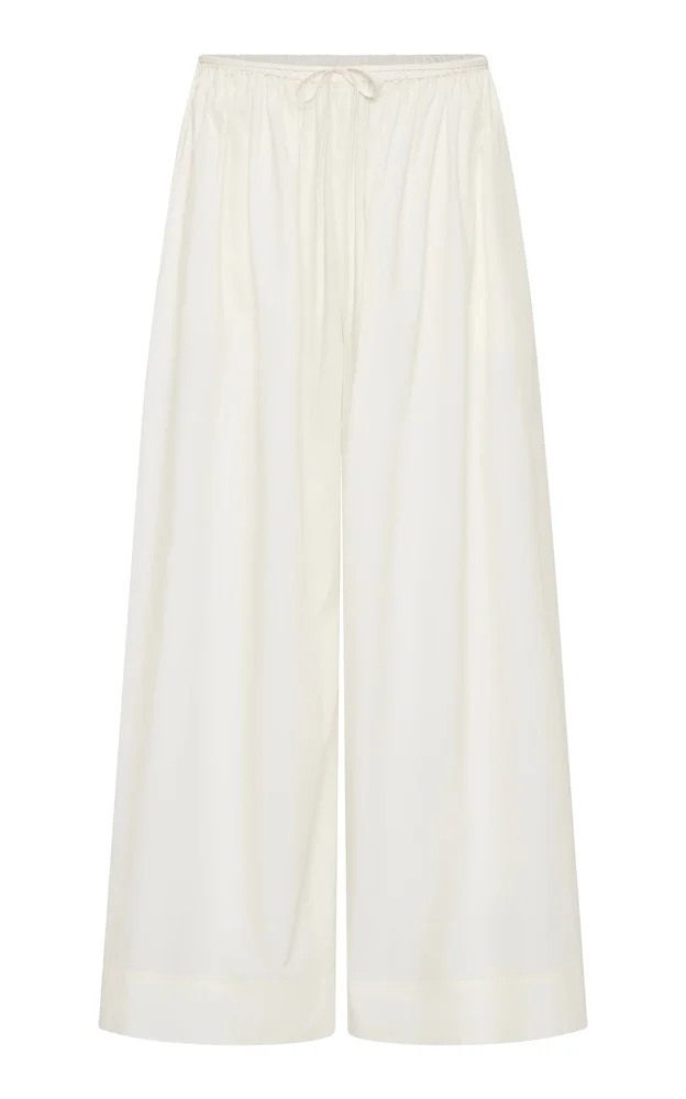 Cotton Hybrid Wide Leg Pants