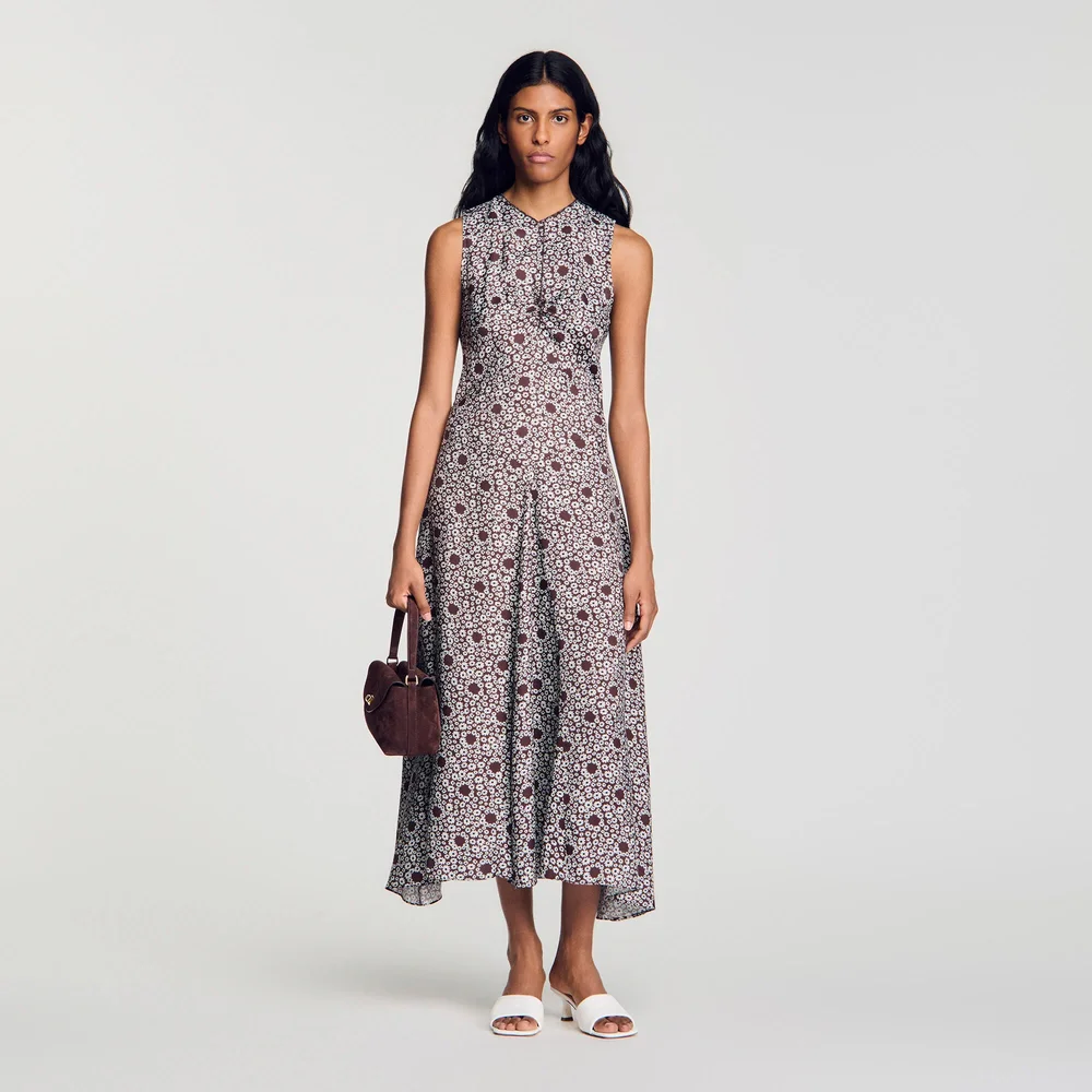DAISY PRINT MIDI DRESS
