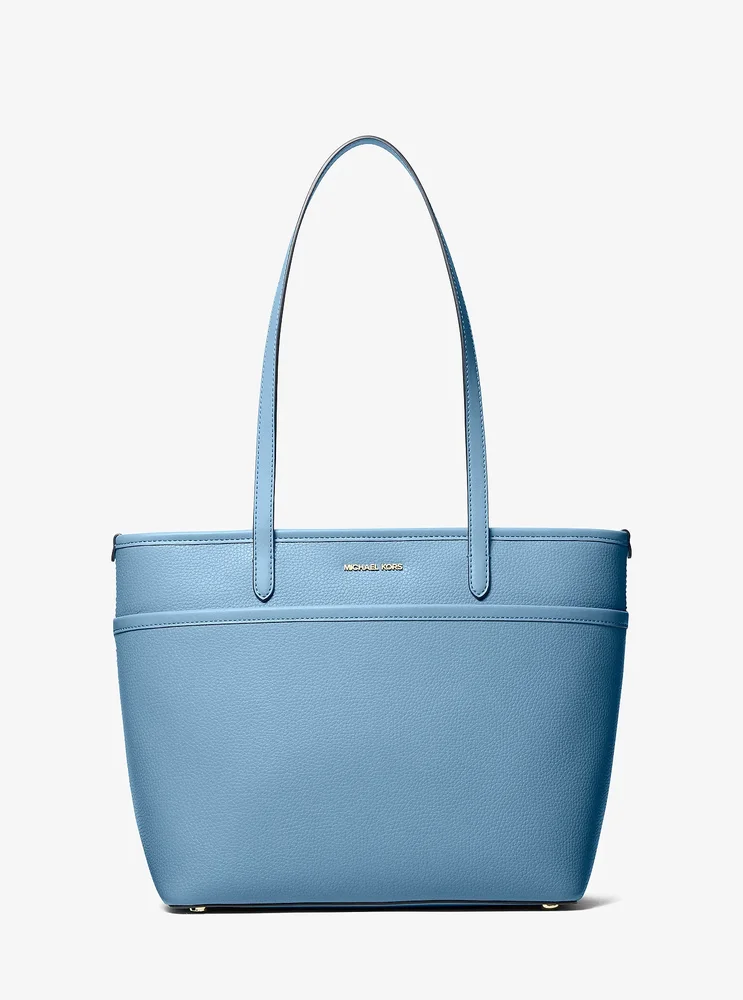 Marlowe Medium Pebbled Leather Pocket Tote Bag