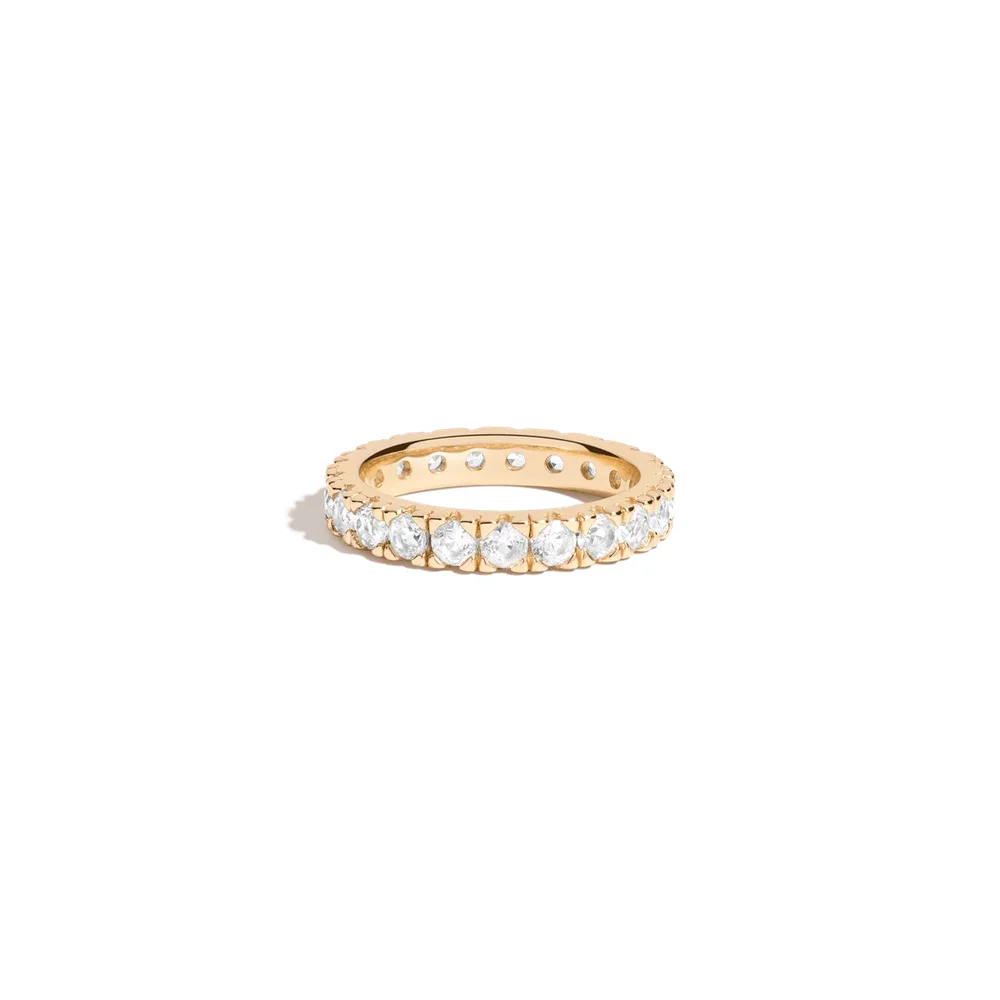 Emeline Flower Ring in Rose Quartz