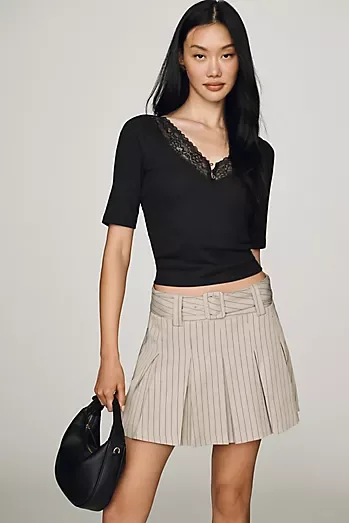 Maeve V-Neck Henley T-Shirt