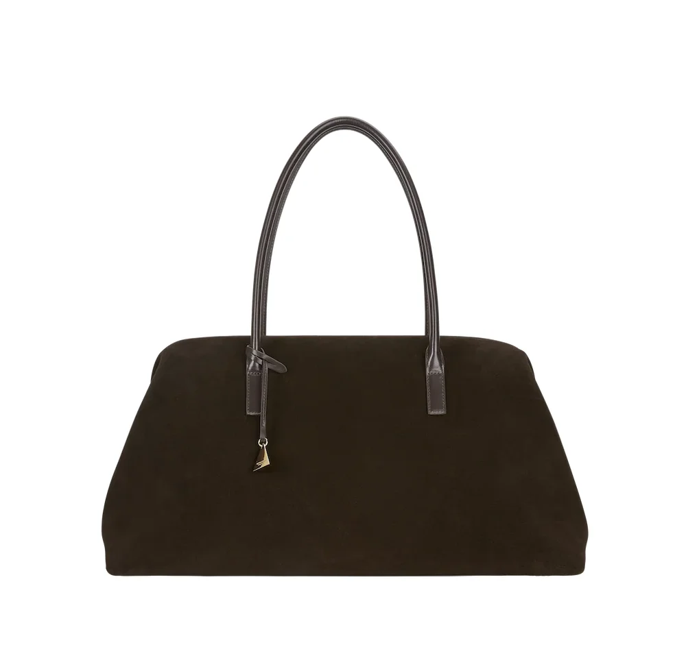 Espresso Suede Club Bag