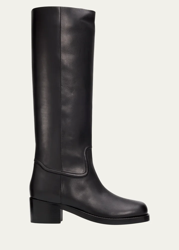 Marion Leather Knee-High Boots