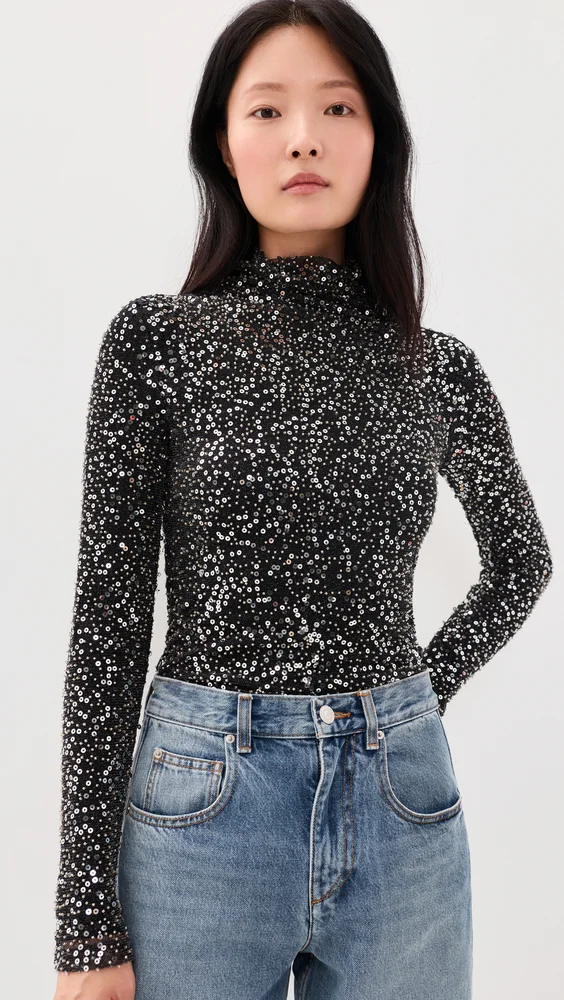 Lou Sequin Top