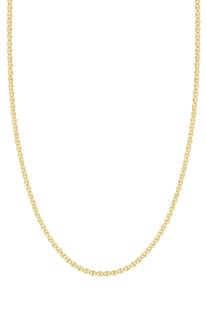 14K Yellow Gold Mariner Chain Necklace