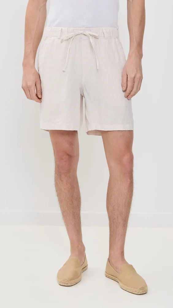 Linen Leisure Shorts 6”