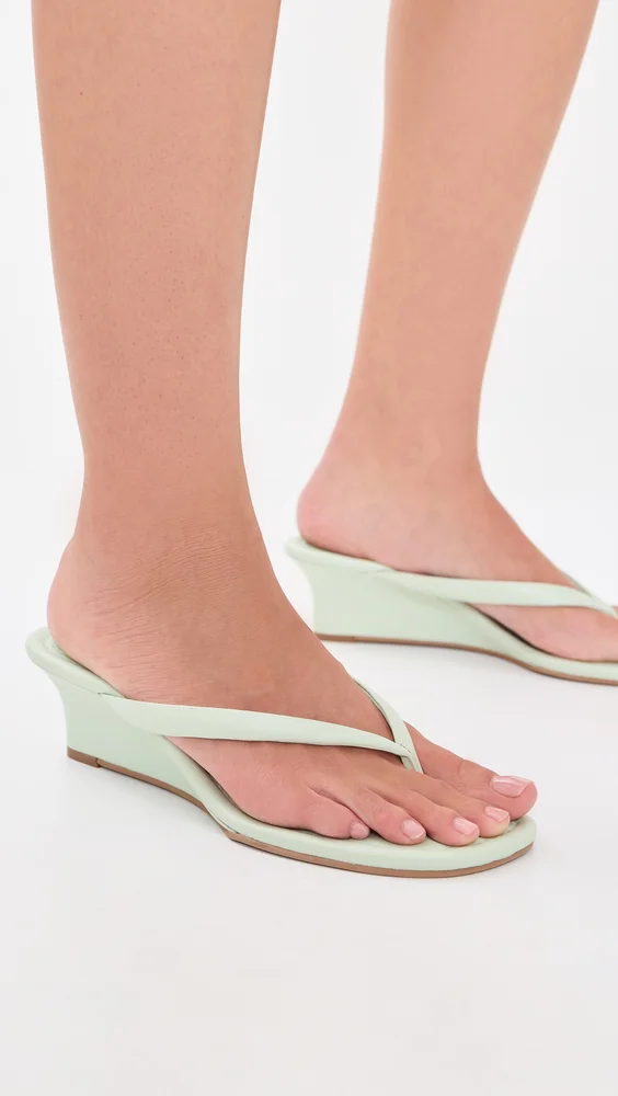 Amelia Thong Wedge Sandals
