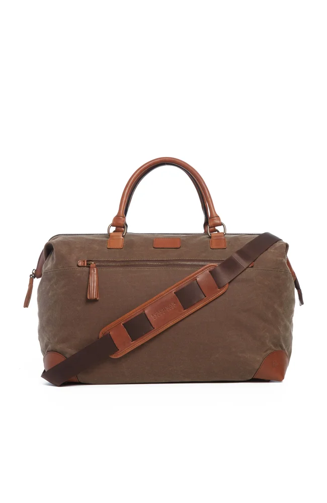 Fulton Waxed Canvas Framed Duffel