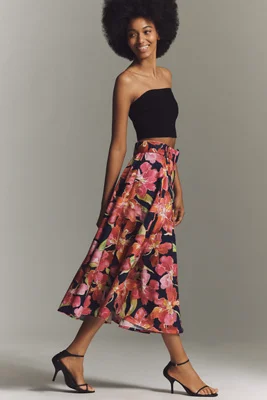 Rye Belted Midi Skirt