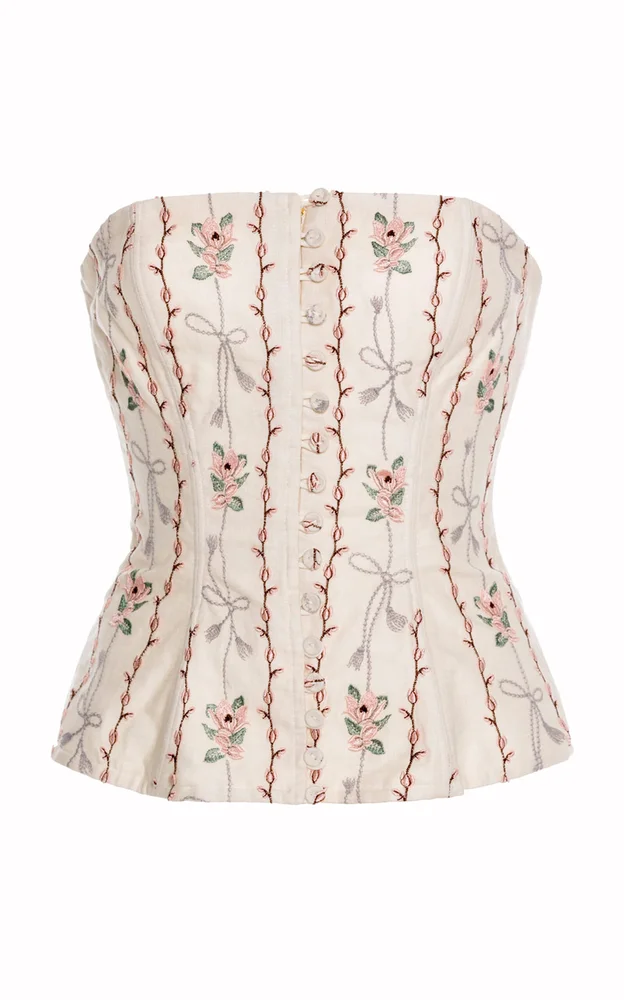 Abelia Navegante Linen Top