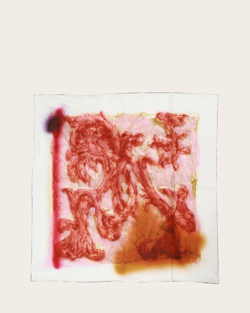 Silk Twill Scarf (Bosco Spray Rust)
