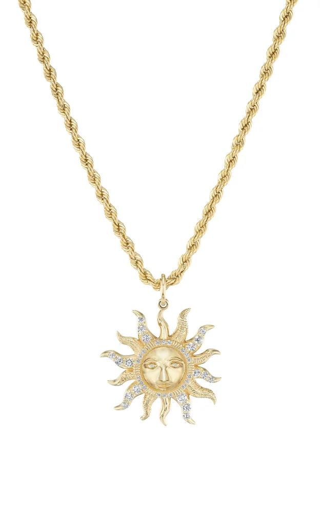 El Sol 14K Yellow Gold Necklace