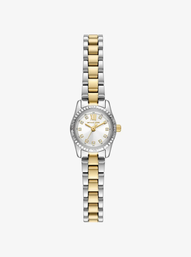Micro Lexington Pavé Two-Tone Watch
