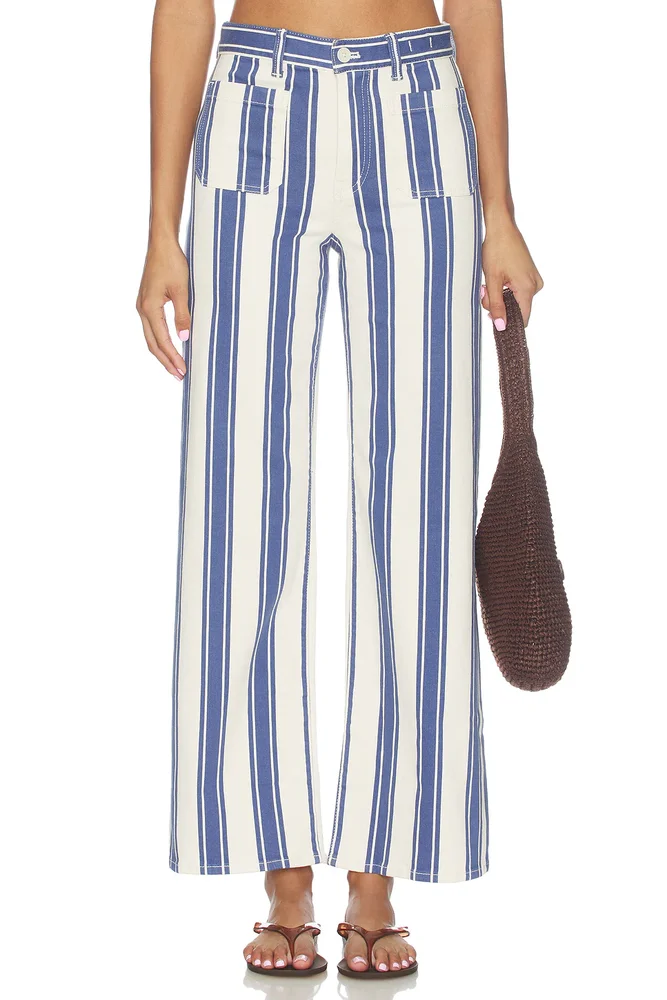 The Darted Barrel-Leg Utility Pant