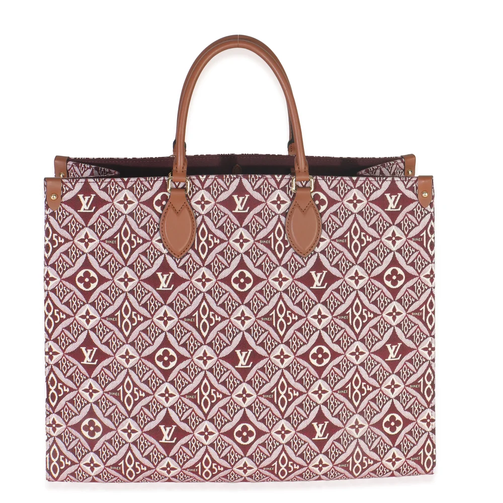 Bordeaux Jacquard Canvas Since 1854 Onthego GM