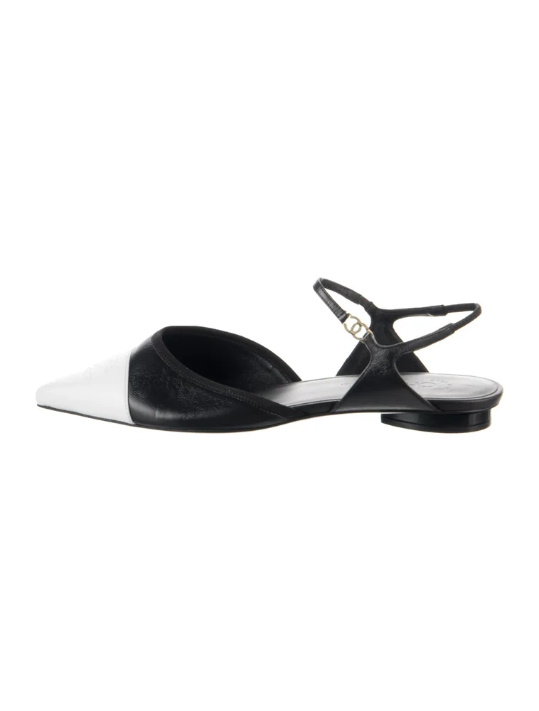Pre-Owned 2026 Interlocking CC Logo Flats