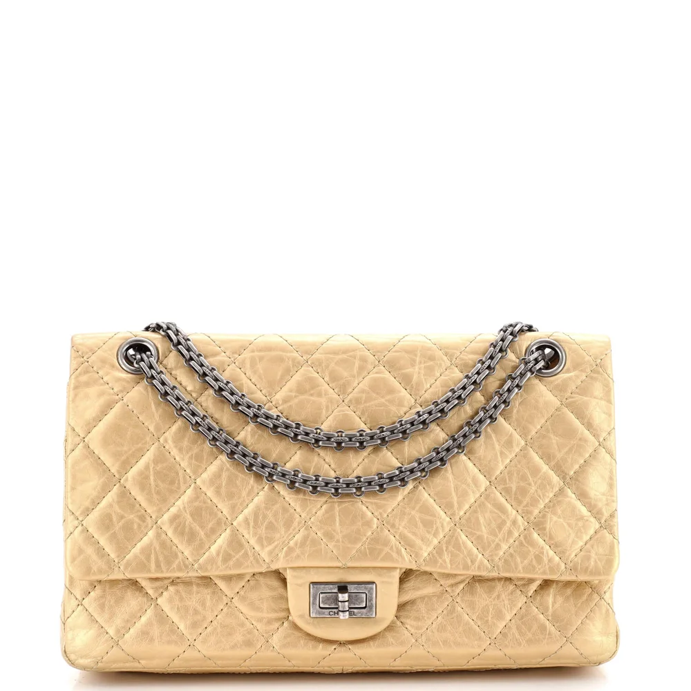 Pre-Owned Chanel Reissue 2.55 Flap Bag Quilted Aged Calfskin 226