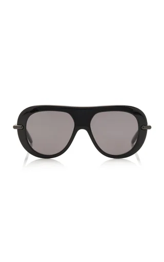 Aviator-Frame Acetate Sunglasses