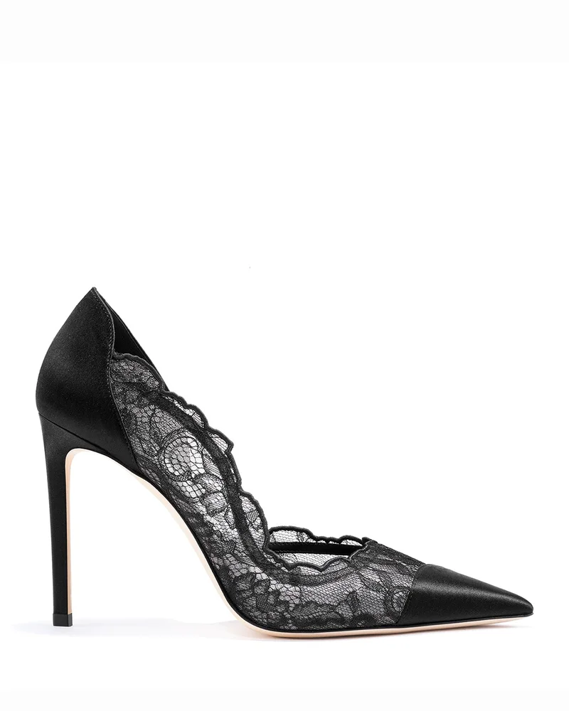 Women's Brigitte 100 Lace & Satin Pumps