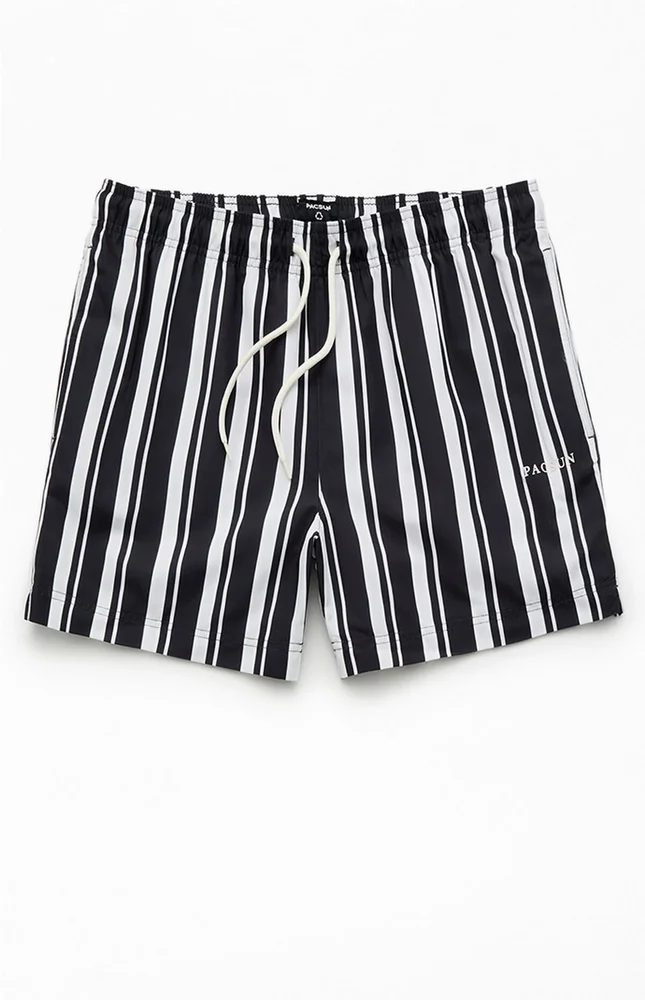 Mariner Striped Eco 4.5" Swim Trunks