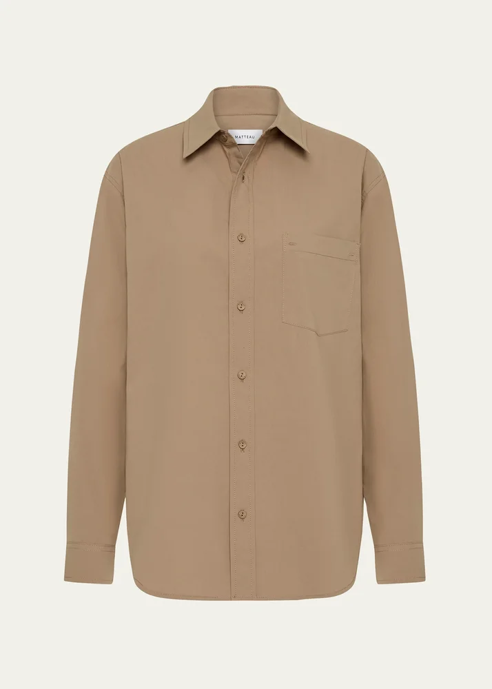 The Relaxed Button-Front Shirt