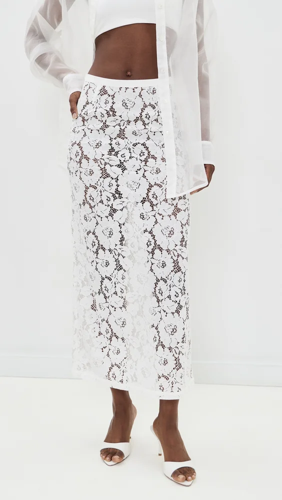 Devyn Lace Midi Skirt