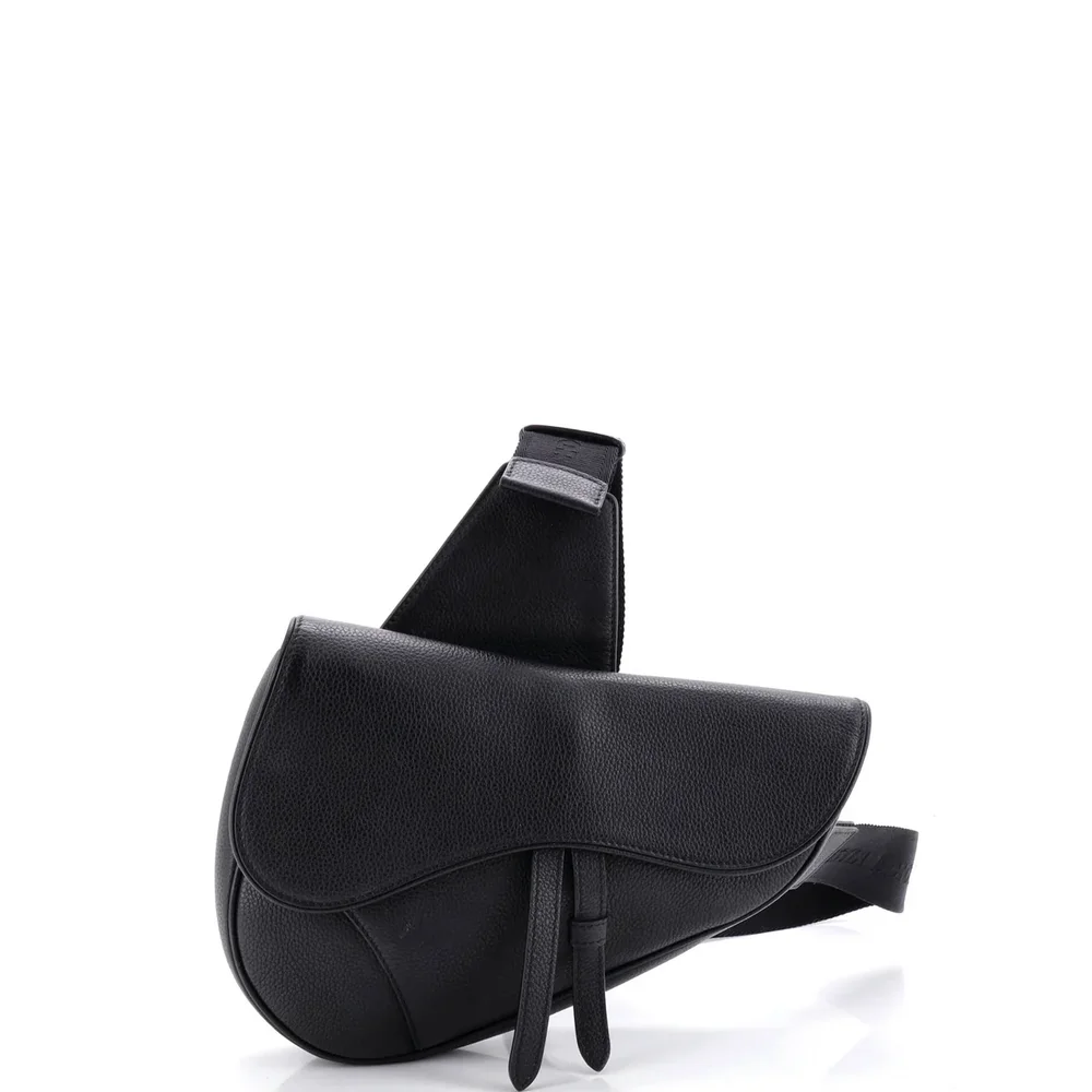 Dior Saddle Crossbody Bag Leather, Black
