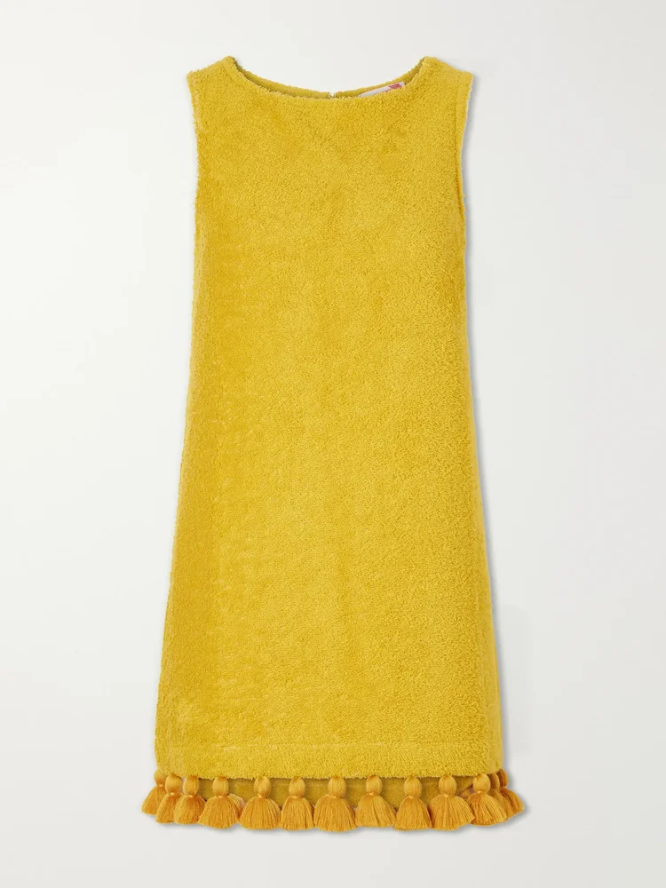 Manon cotton-terry mini dress