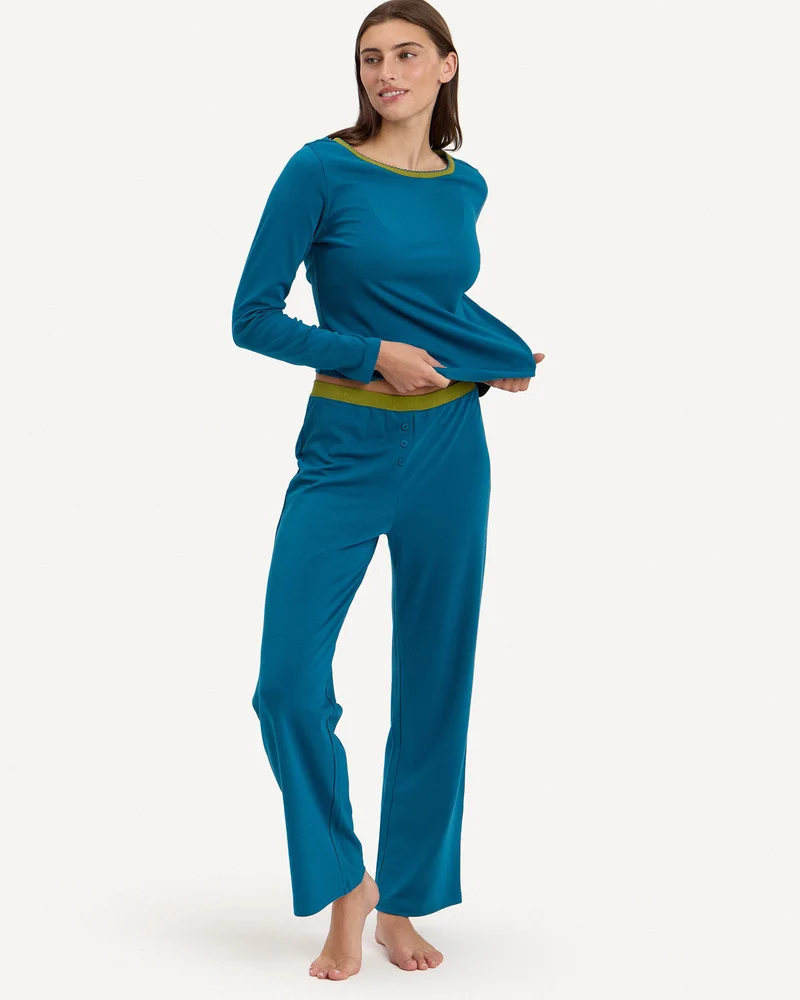 Ellie PJ Set in Topaz