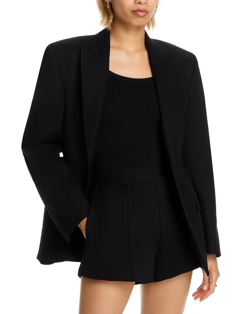 Single Breasted One Button Blazer