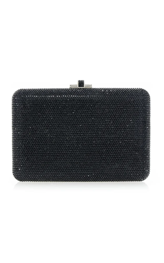 Slim Slide Crystal Clutch