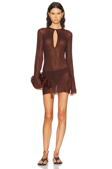 Emeri Metallic Dress