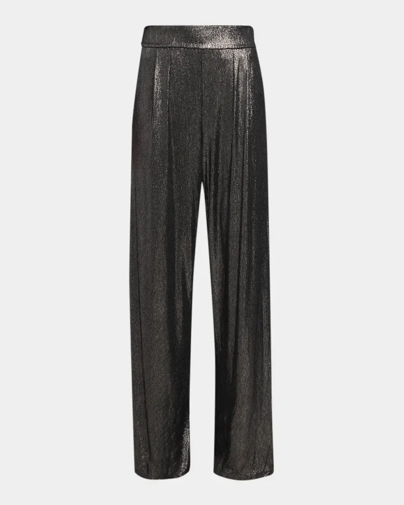 Eden Draped Metallic Jumpsuit