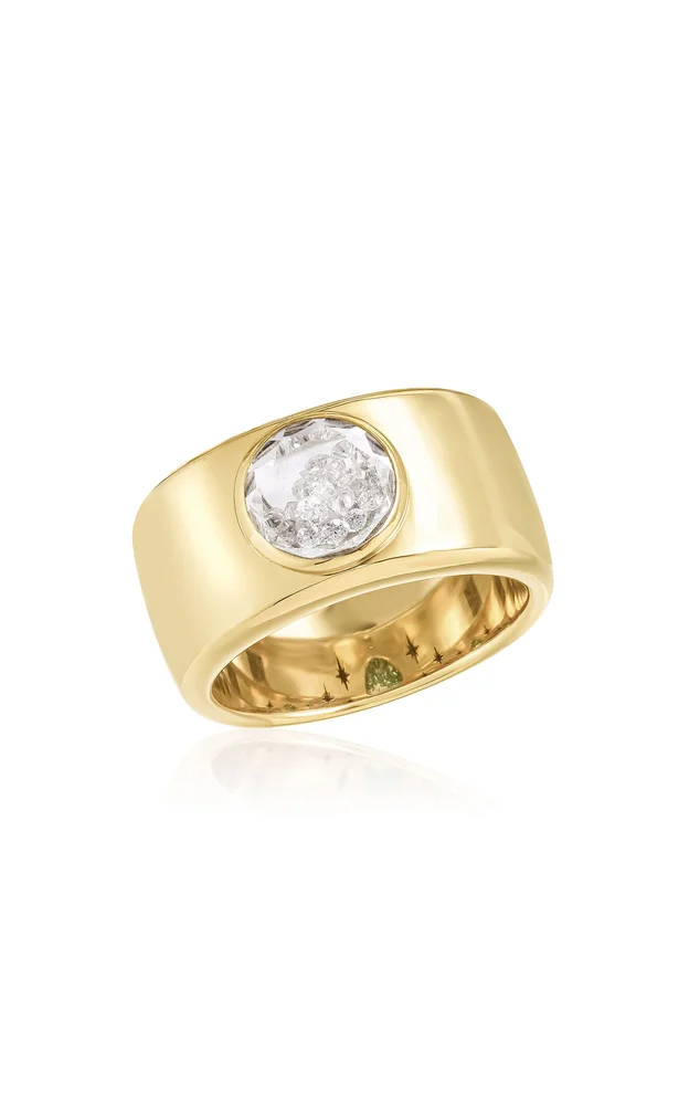 18k Yellow Gold Maroto Cigar Band Ring