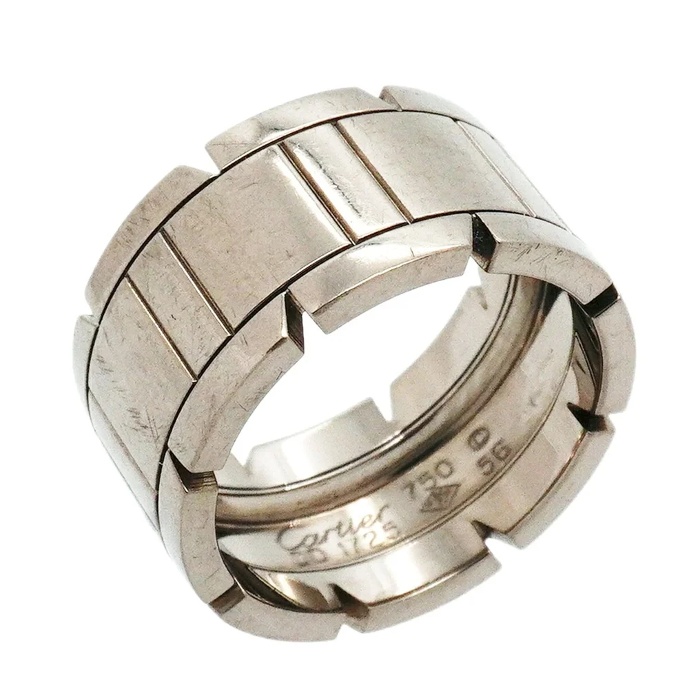 Pre-Owned Cartier Tank Française LM Ring 18K White Gold