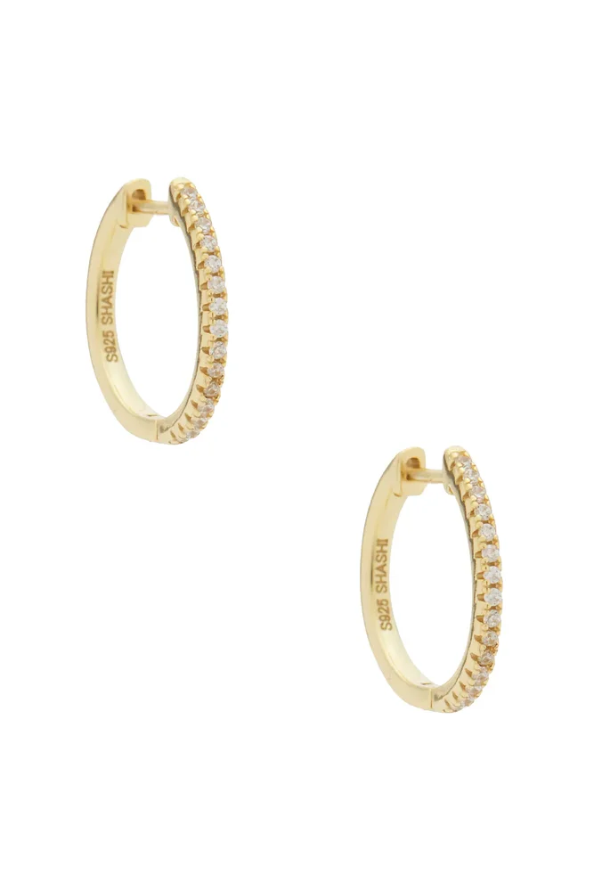 Daily Diamond Hoop Earrings