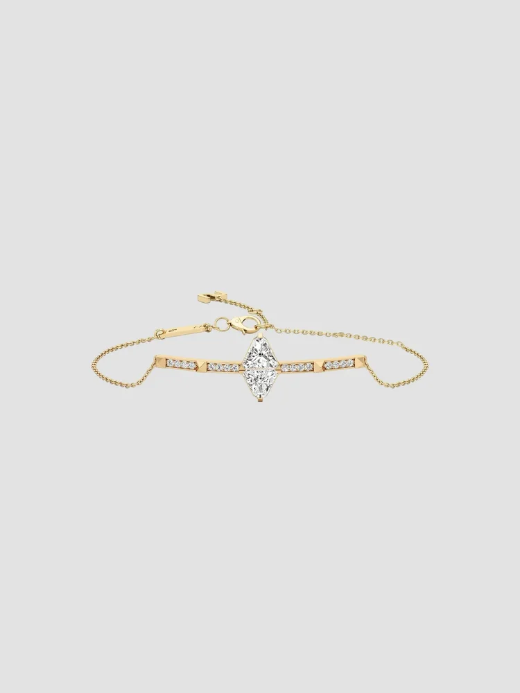 Armor 18K Yellow Gold & 0.82 TCW Lab-Grown Diamond Bracelet