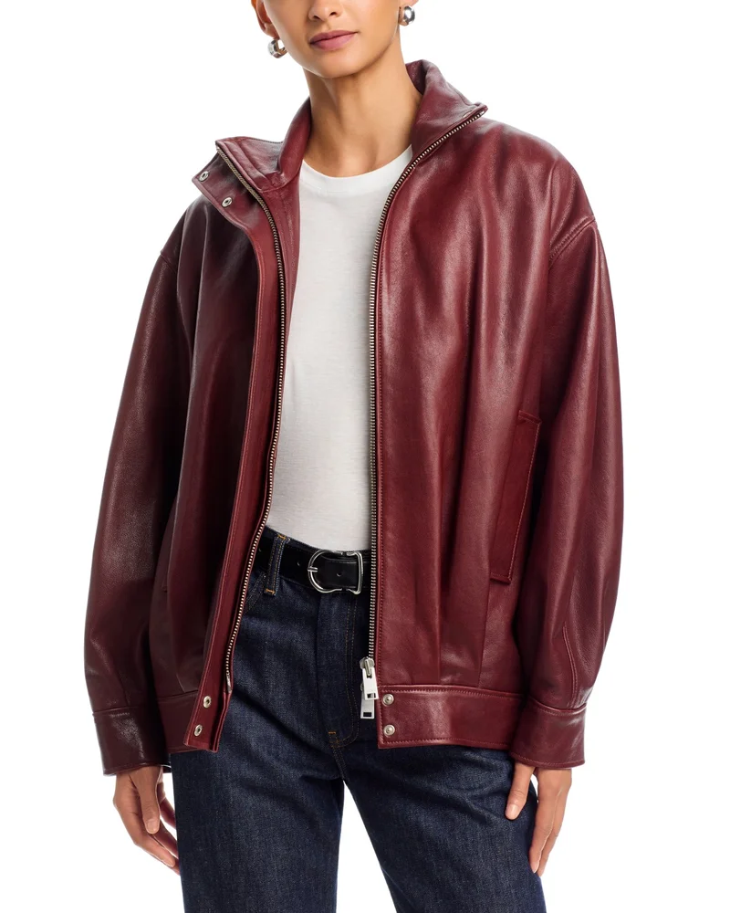 Paula Vegetal Leather Jacket