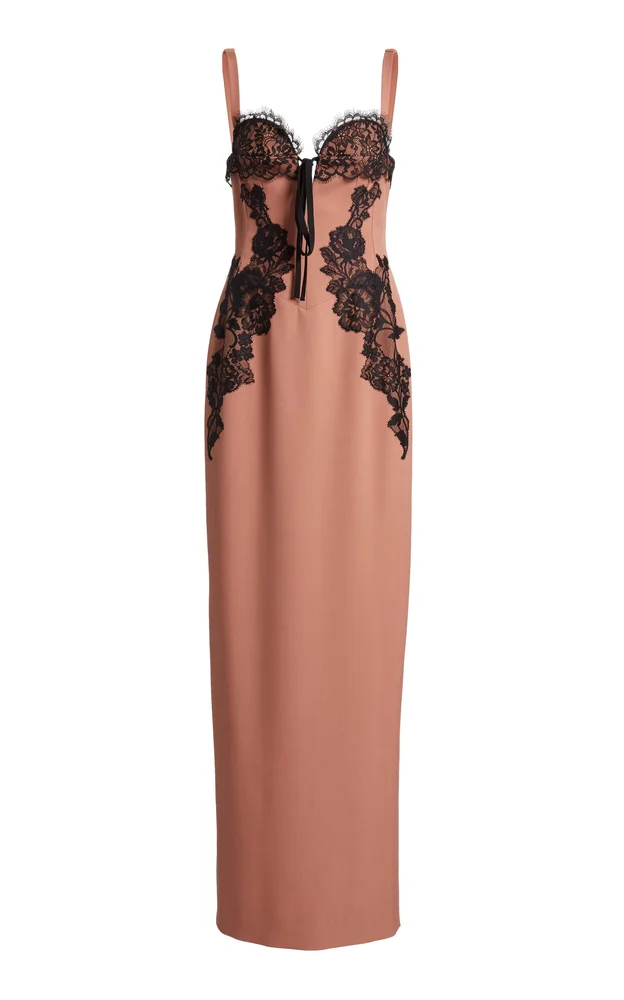 Light Stretch-Wool Maxi Dress