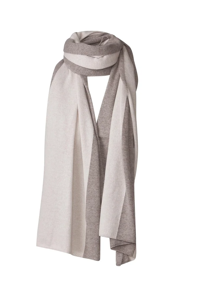 Cashmere Colorblock Wrap