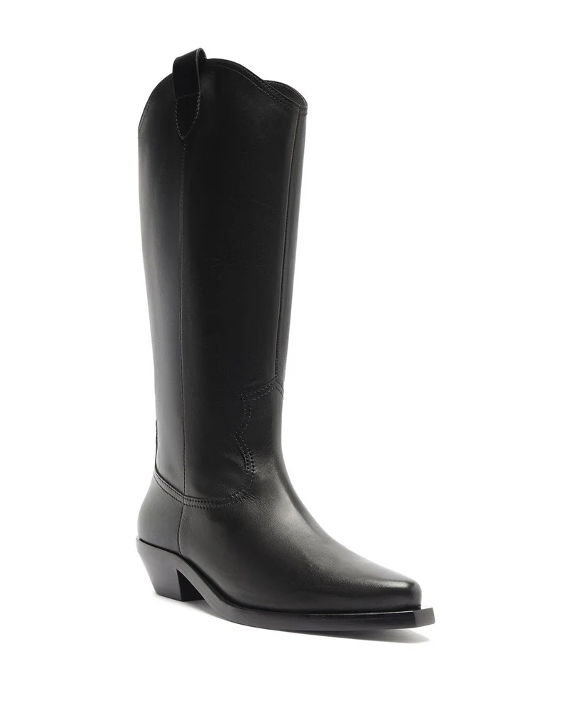 Women's Nash Up Wide Calf Leather Western Boots