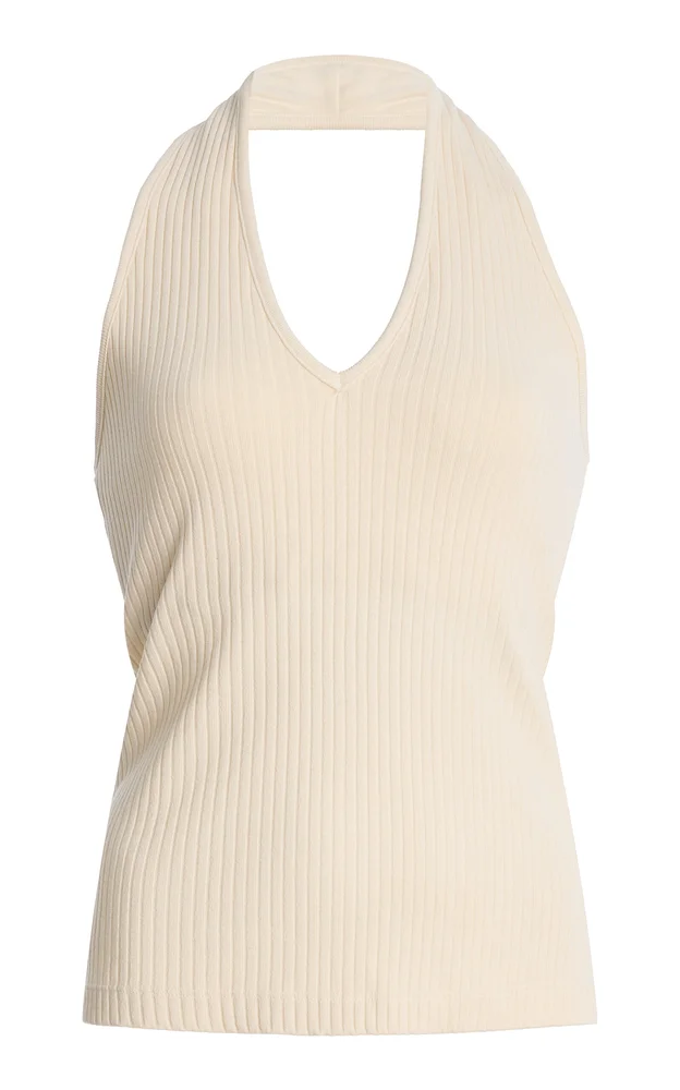 Thea Ribbed Halter Top