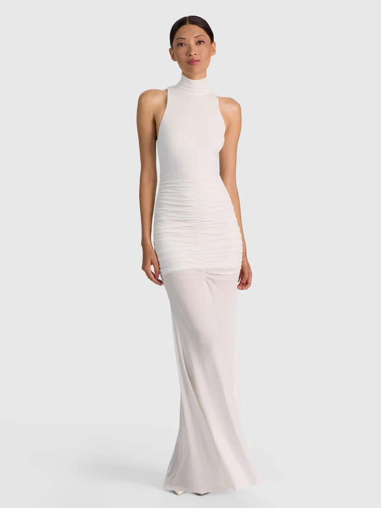 Shannon Ruched Hip Maxi Dress