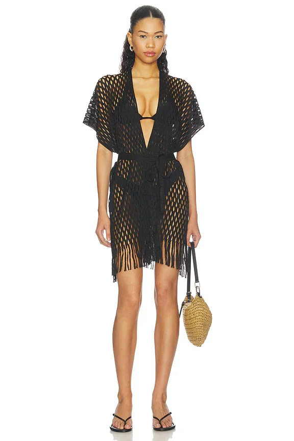 Caught Up Short Caftan